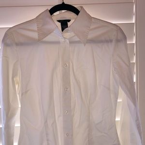 A white button up shirt